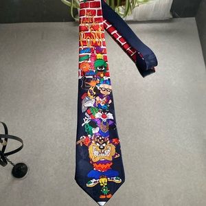The Looney Tunes Posse 90s Vintage Necktie